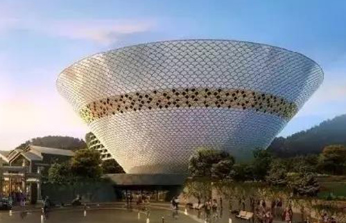 景德镇昌南里艺术中心——纳米喷涂铝单板打造中国最大“瓷碗”